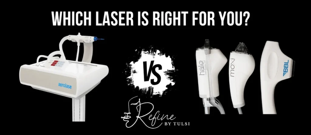 Aerolase IPL BBL light treatment comparison for skin
