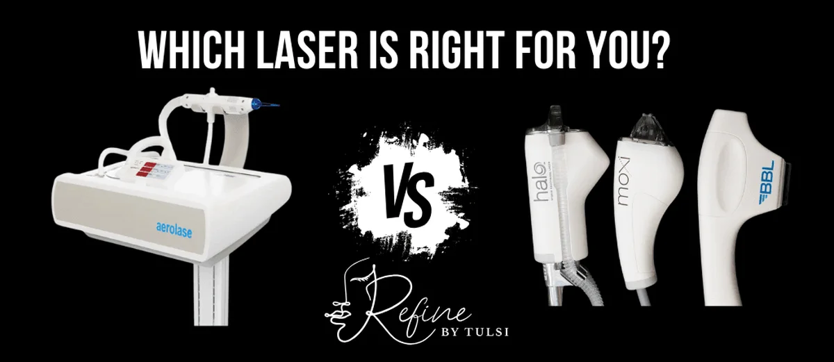 Aerolase IPL BBL light treatment comparison for skin